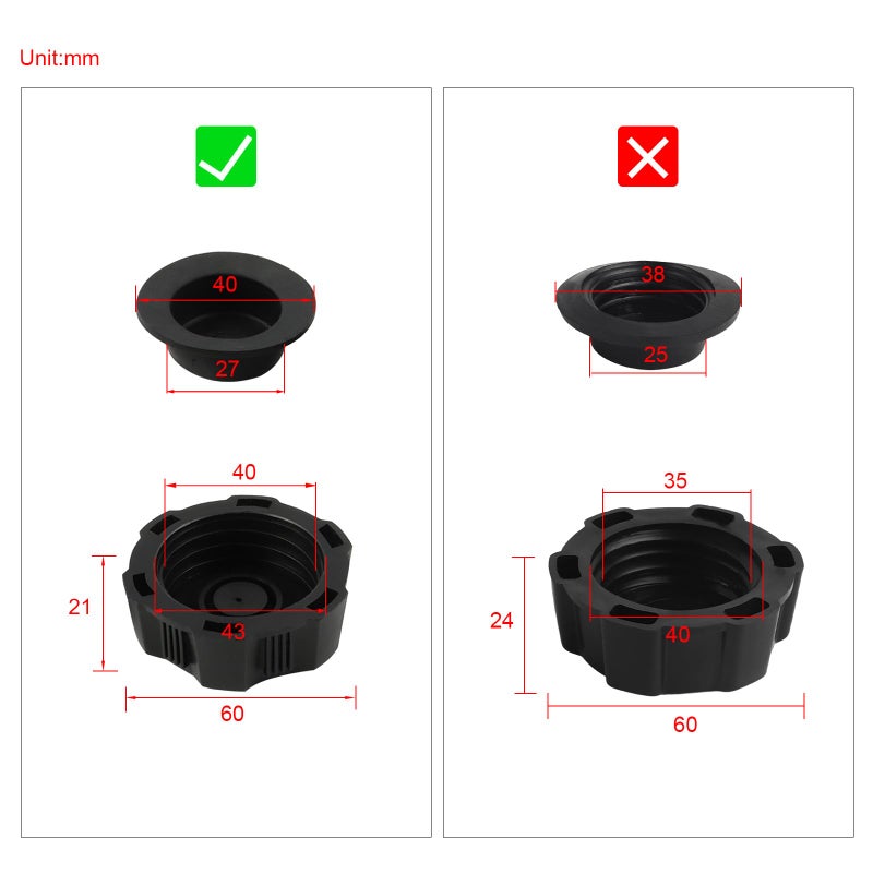 FLYPIG Gas Fuel Tank Cap For 50cc 70cc 125cc ATV Quad 4 Wheeler Buyang Coolsport Sunl Kazuma Roketa ATV 3050A 3050AX 3050C 3050D 3050B Chinese ATV Quad 4 Wheeler Parts - Image 3